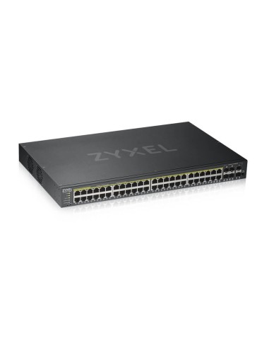 Zyxel GS1920-48HPV2 Gestito Gigabit Ethernet (10 100 1000) Supporto Power over Ethernet (PoE) Nero