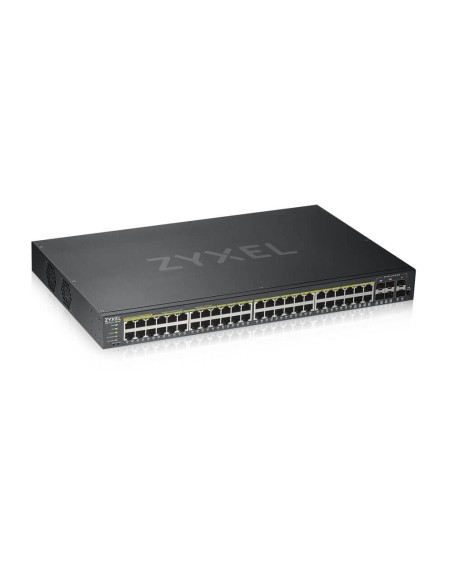 Zyxel GS1920-48HPV2 Gestito Gigabit Ethernet (10 100 1000) Supporto Power over Ethernet (PoE) Nero