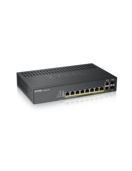 Zyxel GS1920-8HPV2 Gestito Gigabit Ethernet (10 100 1000) Supporto Power over Ethernet (PoE) Nero