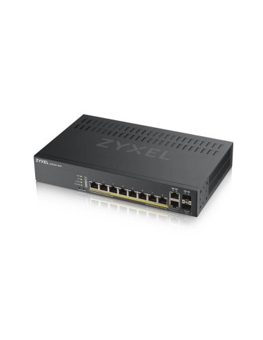 Zyxel GS1920-8HPV2 Gestito Gigabit Ethernet (10 100 1000) Supporto Power over Ethernet (PoE) Nero
