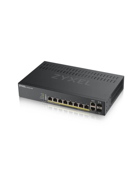 Zyxel GS1920-8HPV2 Gestito Gigabit Ethernet (10 100 1000) Supporto Power over Ethernet (PoE) Nero