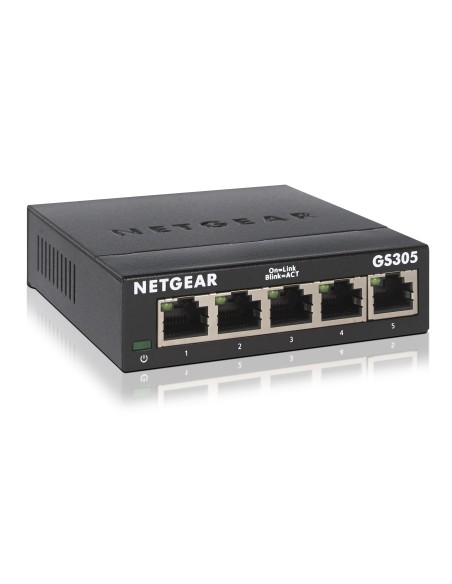 NETGEAR GS305 Non gestito L2 Gigabit Ethernet (10 100 1000) Nero
