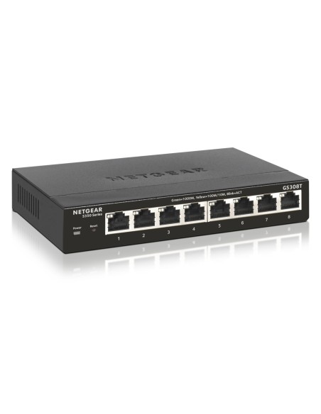 NETGEAR GS308T Gestito L2 Gigabit Ethernet (10 100 1000) Nero