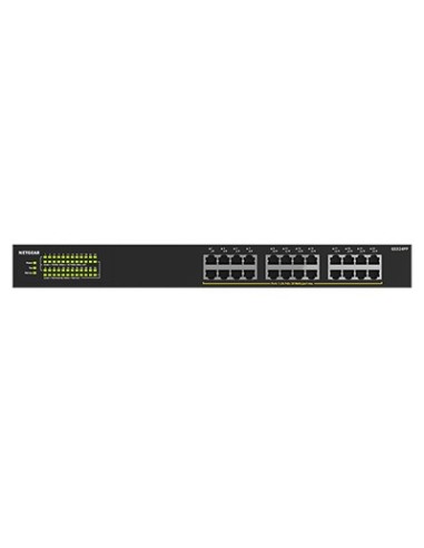 Netgear GS324PP Non gestito Gigabit Ethernet (10 100 1000) Supporto Power over Ethernet (PoE) Nero