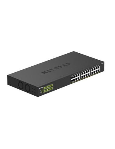 Netgear GS324PP Non gestito Gigabit Ethernet (10 100 1000) Supporto Power over Ethernet (PoE) Nero