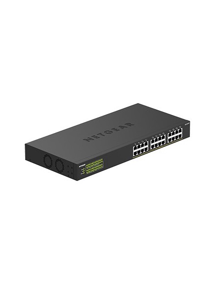 Netgear GS324PP Non gestito Gigabit Ethernet (10 100 1000) Supporto Power over Ethernet (PoE) Nero