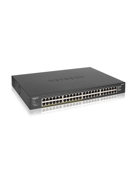 Netgear GS348PP Non gestito Gigabit Ethernet (10 100 1000) Supporto Power over Ethernet (PoE) Nero