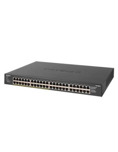 Netgear GS348PP Non gestito Gigabit Ethernet (10 100 1000) Supporto Power over Ethernet (PoE) Nero