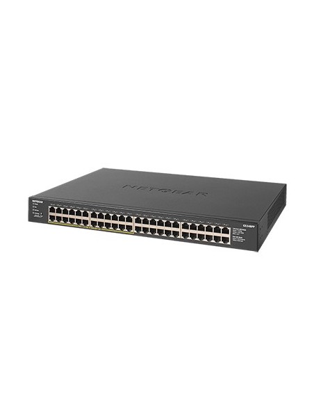 Netgear GS348PP Non gestito Gigabit Ethernet (10 100 1000) Supporto Power over Ethernet (PoE) Nero