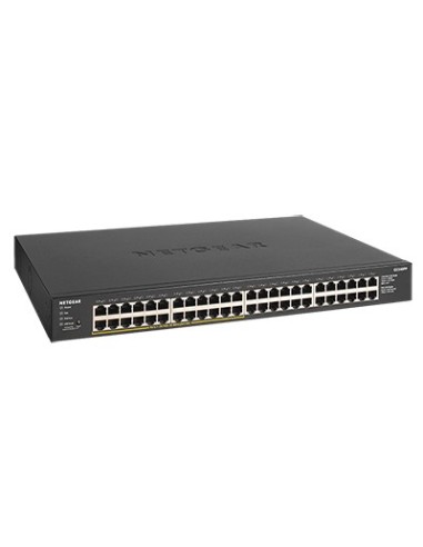 Netgear GS348PP Non gestito Gigabit Ethernet (10 100 1000) Supporto Power over Ethernet (PoE) Nero