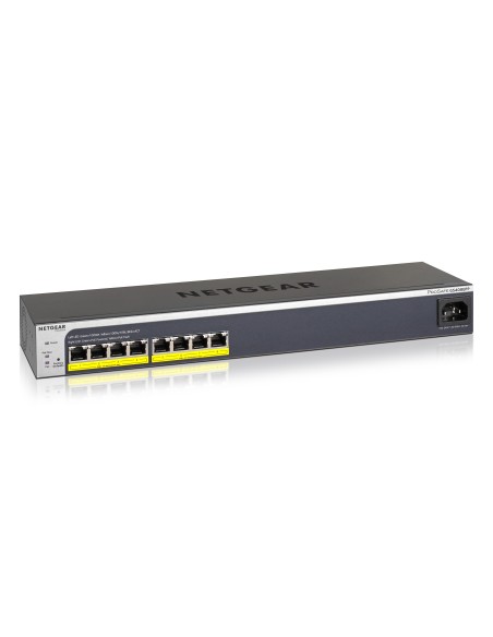Netgear GS408EPP Gestito L2 Gigabit Ethernet (10 100 1000) Supporto Power over Ethernet (PoE) Nero, Grigio