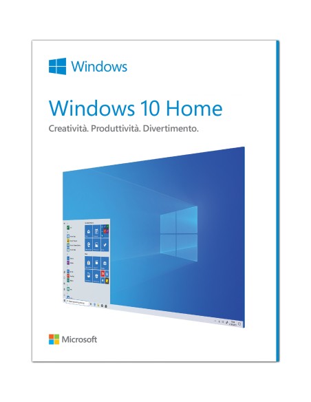 Microsoft Windows 10 Home Prodotto completamente confezionato (FPP) 1 licenza e