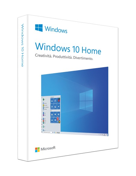 Microsoft Windows 10 Home Prodotto completamente confezionato (FPP) 1 licenza e