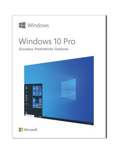Microsoft Windows 10 Professional Prodotto completamente confezionato (FPP) 1 licenza e