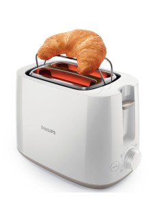 Philips Daily Collection Tostapane con griglia scaldabrioche HD2583 00, 8 impostazioni, vassoio raccogli briciole
