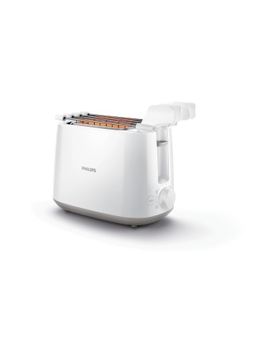 Philips Daily Collection Tostapane con griglia scaldabrioche HD2583 00, 8 impostazioni, vassoio raccogli briciole