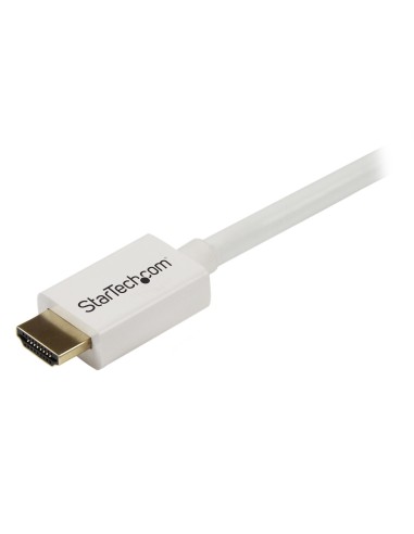 StarTech.com Cavo HDMI ad alta velocità da 5 m - Cavo Ultra HD 4k x 2k a parete CL3 bianco - HDMI a HDMI - M M