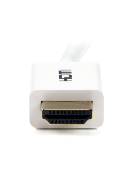 StarTech.com Cavo HDMI ad alta velocità da 5 m - Cavo Ultra HD 4k x 2k a parete CL3 bianco - HDMI a HDMI - M M