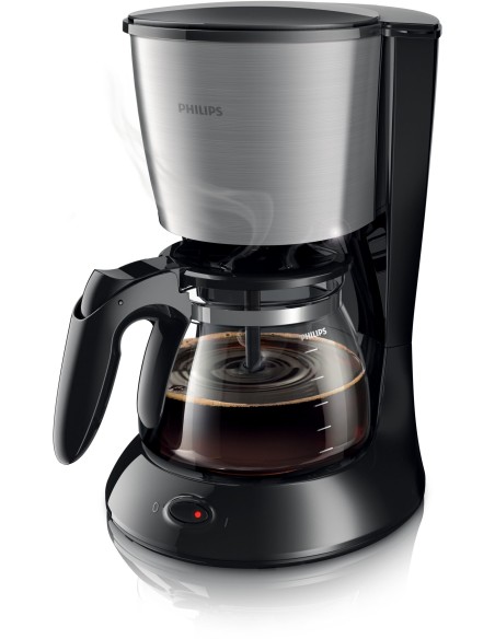 Philips Daily Collection Macchina per caffè nera  metallo con caraffa in vetro