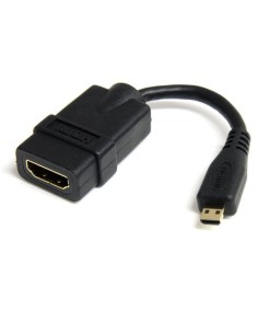 StarTech.com Cavo HDMI a micro HDMI ad alta velocita' - Cavo HDMI micro High Speed da 12cm - F M - Nero