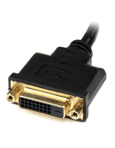 StarTech.com Adattatore cavo video HDMI a DVI-D da 20 cm - HDMI maschio a DVI femmina