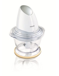 Philips Tritatutto, recipiente in plastica da 1 l, 500 W, 1 lama