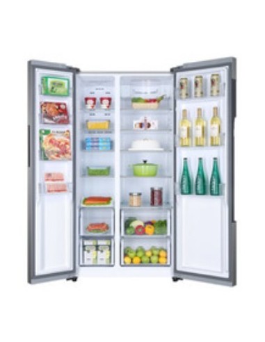 Haier HRF-522DG7 frigorifero side-by-side Libera installazione 515 L F Argento