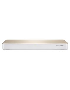 QNAP HS-453DX NAS Tower Collegamento ethernet LAN Oro, Bianco J4105