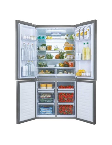 Haier Cube 90 Serie 7 HTF-610DM7 frigorifero multi-door Libera installazione 628 L F Acciaio inossidabile