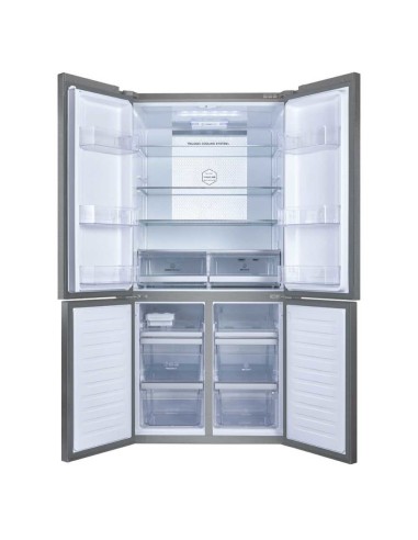 Haier Cube 90 Serie 7 HTF-610DM7 frigorifero multi-door Libera installazione 628 L F Acciaio inossidabile