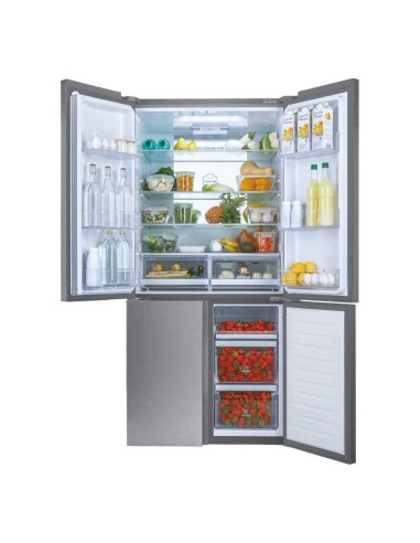 Haier Cube 90 Serie 7 HTF-610DM7 frigorifero multi-door Libera installazione 628 L F Acciaio inossidabile