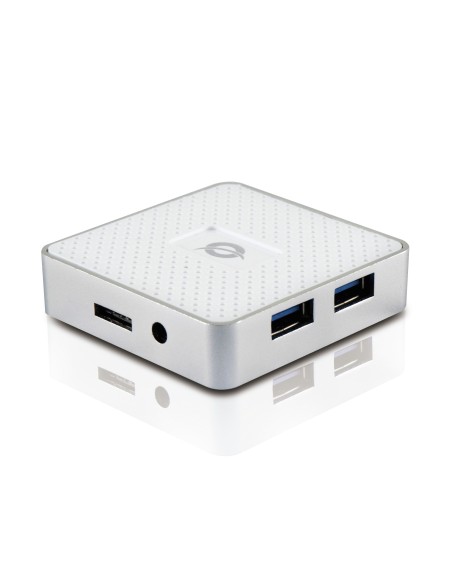 Conceptronic HUBBIES03WNP hub di interfaccia USB 3.2 Gen 1 (3.1 Gen 1) Micro-B 5000 Mbit s Bianco