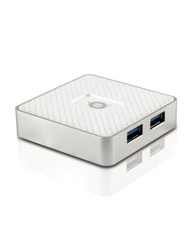 Conceptronic HUBBIES03WNP hub di interfaccia USB 3.2 Gen 1 (3.1 Gen 1) Micro-B 5000 Mbit s Bianco