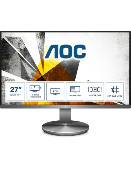 AOC 90 Series I2790VQ BT Monitor PC 68,6 cm (27") 1920 x 1080 Pixel Full HD LED Grigio