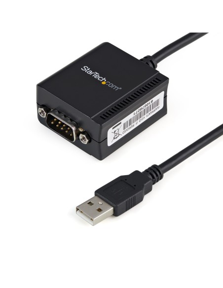 StarTech.com Cavo adattatore RS-232 USB FTDI a seriale 1 porta, con interfaccia COM