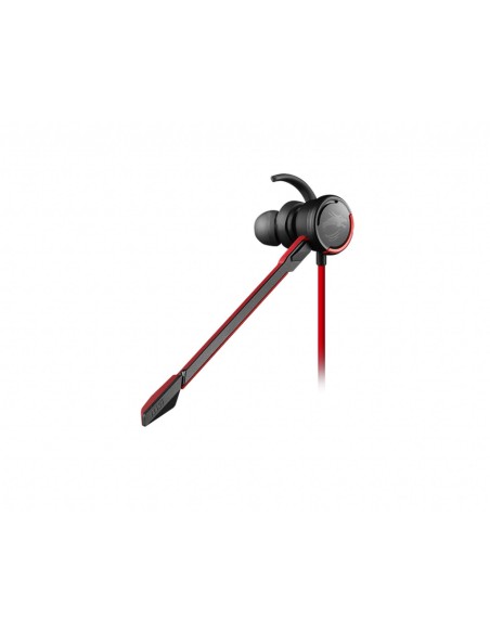 MSI Immerse GH10 Auricolare Cablato In-ear Giocare Nero, Rosso