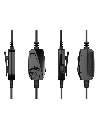 MSI Immerse GH60 Auricolare Cablato A Padiglione Giocare Nero, Rosso