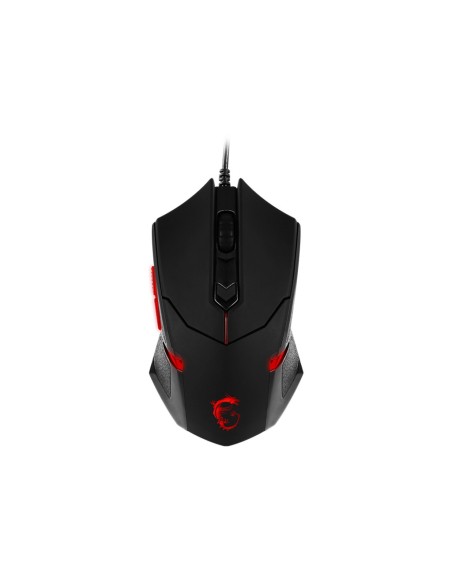 MSI Interceptor DS B1 mouse Ambidestro USB tipo A Ottico 1600 DPI
