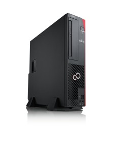 Fujitsu CELSIUS J580 DDR4-SDRAM E-2234 SFF Intel Xeon E 16 GB 512 GB SSD Windows 10 Pro Stazione di lavoro Nero, Rosso