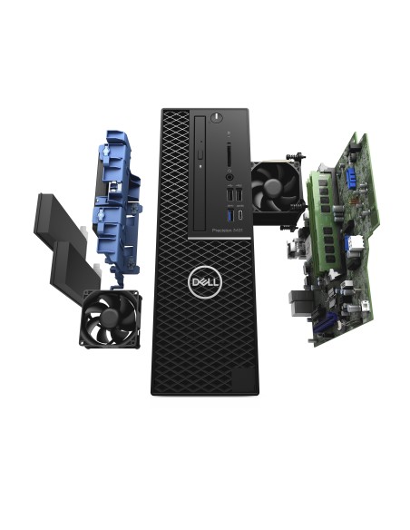 DELL Precision 3431 DDR4-SDRAM i7-9700 SFF Intel® Core™ i7 16 GB 512 GB SSD Windows 10 Pro Stazione di lavoro Nero
