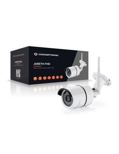 Conceptronic JARETH01W telecamera di sorveglianza Telecamera di sicurezza IP Esterno Capocorda 1920 x 1080 Pixel Soffitto muro