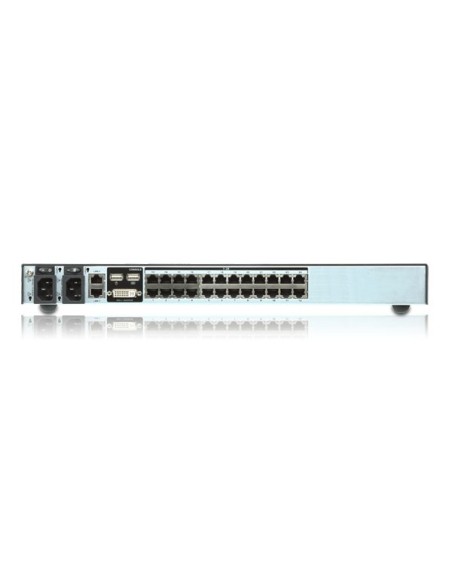 Aten KN2124VA switch per keyboard-video-mouse (kvm) Montaggio rack Nero, Grigio