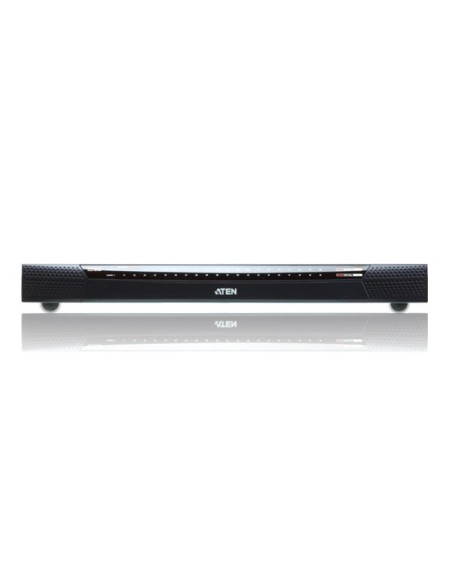 Aten KN2140VA switch per keyboard-video-mouse (kvm) Montaggio rack Nero, Grigio