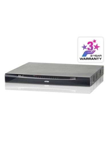 Aten KN4124VA switch per keyboard-video-mouse (kvm) Montaggio rack Nero, Grigio