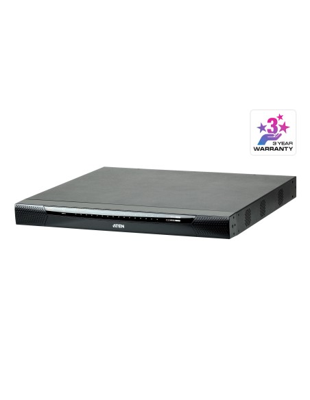 Aten KN4140VA switch per keyboard-video-mouse (kvm) Montaggio rack Nero, Grigio