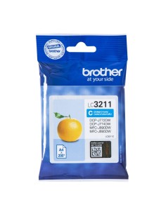Brother LC-3211C cartuccia d'inchiostro Originale Resa standard Ciano