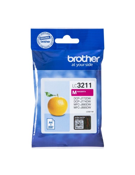 Brother LC-3211M cartuccia d'inchiostro Originale Resa standard Magenta