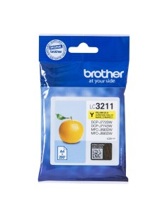 Brother LC-3211Y cartuccia d'inchiostro Originale Resa standard Giallo