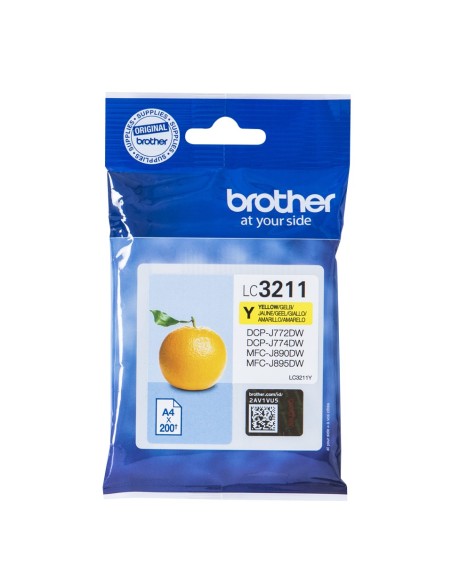 Brother LC-3211Y cartuccia d'inchiostro Originale Resa standard Giallo