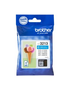 Brother LC-3213C cartuccia d'inchiostro Originale Resa elevata (XL) Ciano
